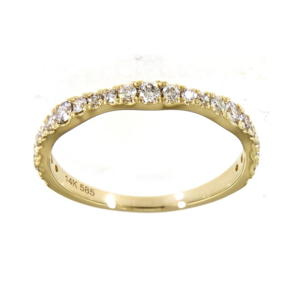 Real Diamond Daily Wear Stackable Wedding Band